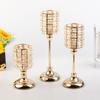 Crystal Candelabra Centerpieces Candle Holder for Wedding Home Holiday Dinner Party Table Decoration Valentine Christmas