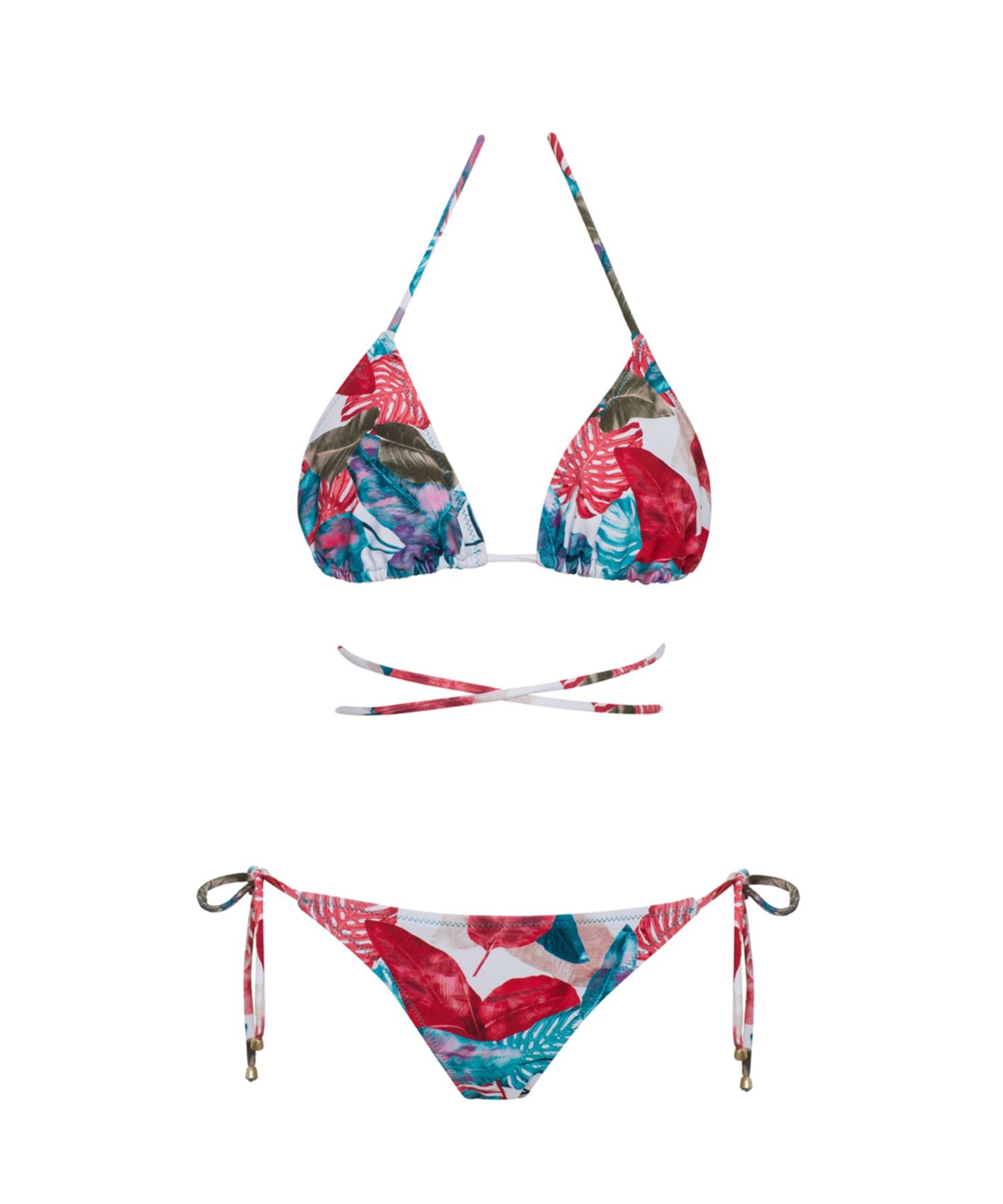 

Комплект бикини с треугольными шнурками Slr414