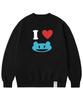GRAVER [Unisex] I Love Of Sweatshirt_Black