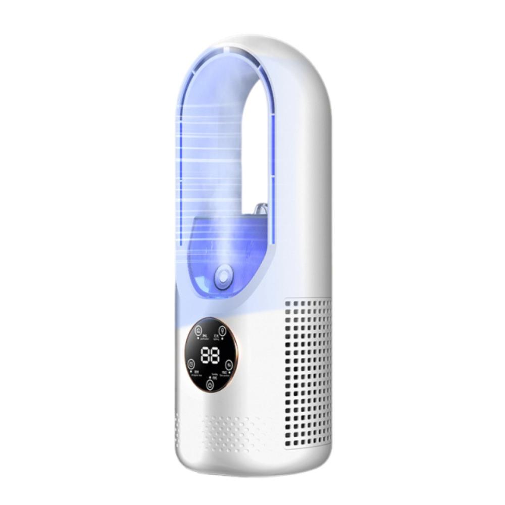 6 Speed Silent Spray Fan Bladeless Mini Air Cooler Mist Electric Fan  Fishing Camping