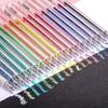 Glitter Gel Pen Shiny Fluorescent Pen Suit Color Neutral Pen Highlight Painting Hand Account Replacement Core 18 Colors