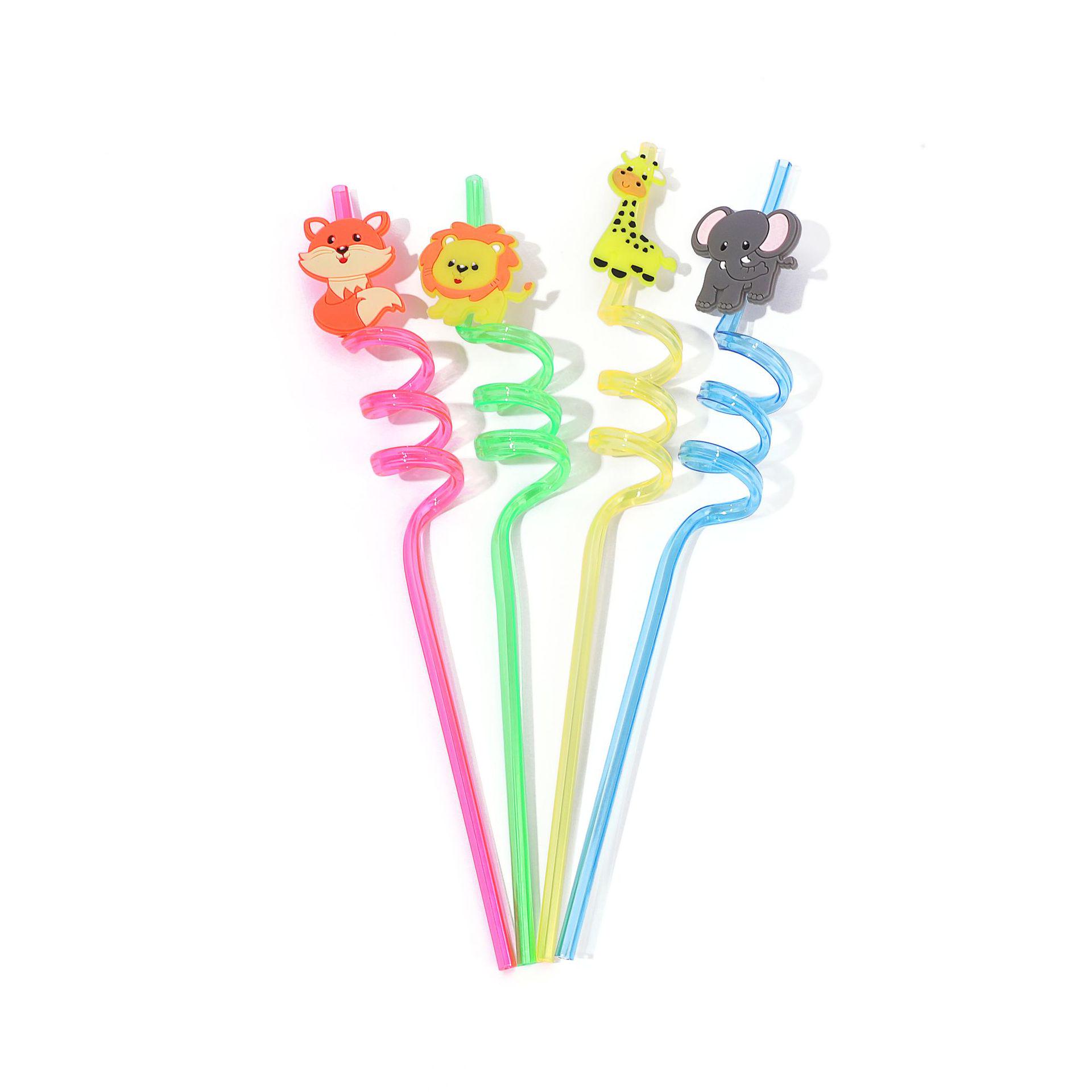 

Популярная многоразовая спиральная трубочка в форме снежинки — креативное украшение для напитков для вечеринок из пищевых продуктов