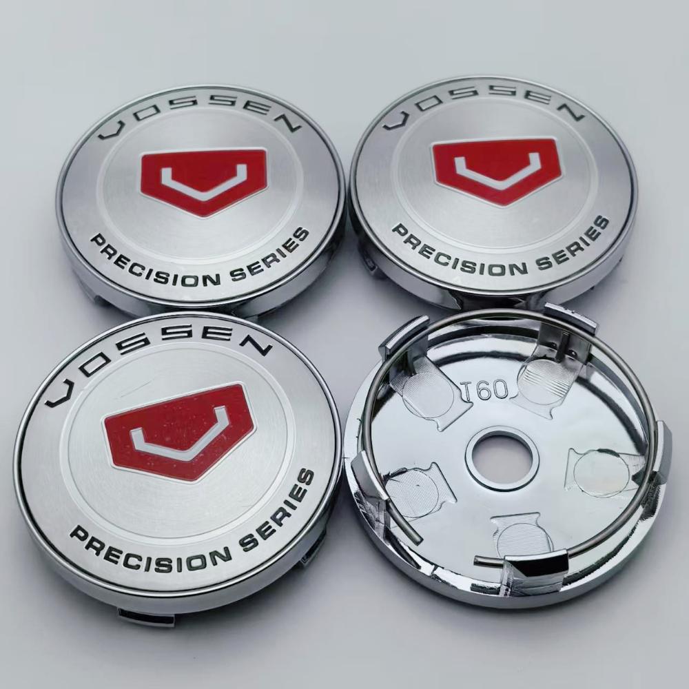 

4pcs Vossen Logo Emblem Car Wheel Center Caps O.D 60MM I.D 56MM Wheels Hub Cap Rim Hubcaps Dust Cover Replace Car Accessories Vossen Badge&60MM&4pcs T60 Wheel Caps