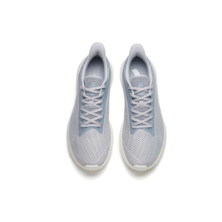 Anta Comfortable Shock Absorbing Non-Slip Wear-Resistant Breathable Lightweight Low-Top Running Shoes Men sneakers Gray 912235521-2