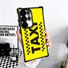 NYC Yellow Taxi Cabs Soft Phone Case For Samsung Galaxy S26 Ultra S25 Edge S24 FE S23 Plus S22 S21 + S20 Plating Anti-Fall Funda
