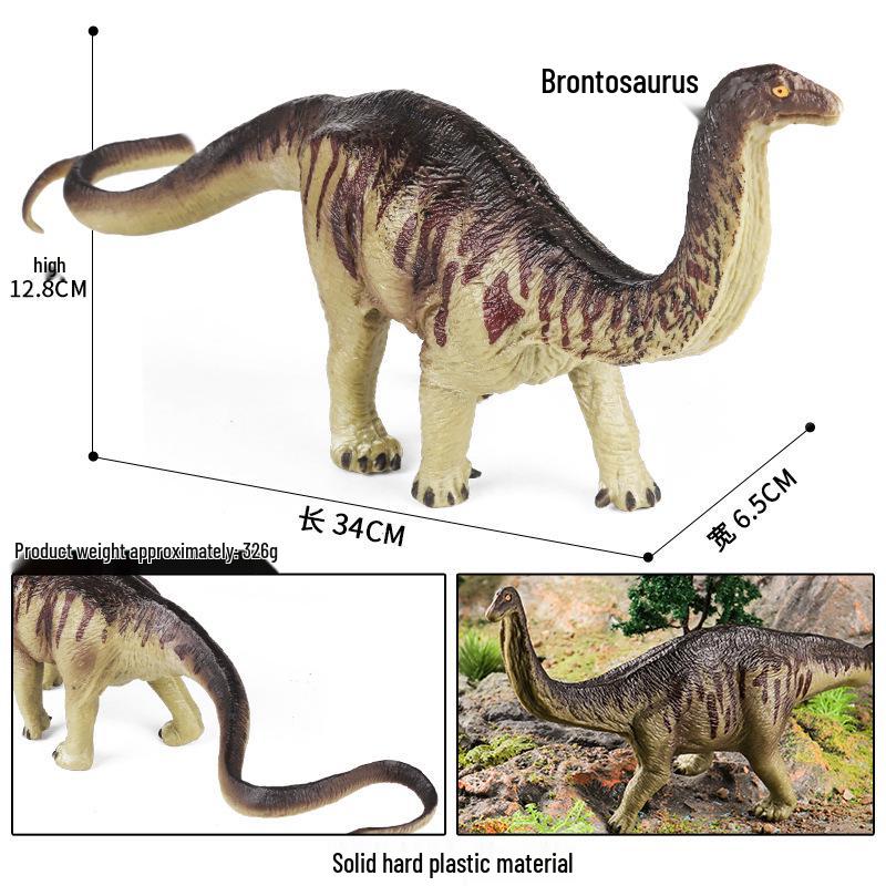 Jurassic Dinosaur Toy Set: Ankylosaurus, Brachiosaurus, Brontosaurus, Diplodocus - Ideal Gift and Ornament for Kids