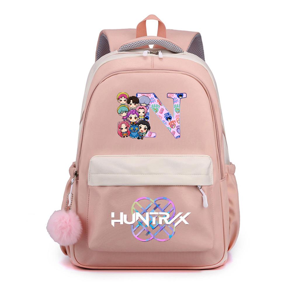 26 Angielskich Liter K-Pop Nadruk Plecak dla Nastolatka Ucznia Dziewczyny Chłopca Tornister Plecak na Książki Dziecięcy Prezent Kobiety Duża Pojemność Wodoodporny Torba Podróżna Mochila