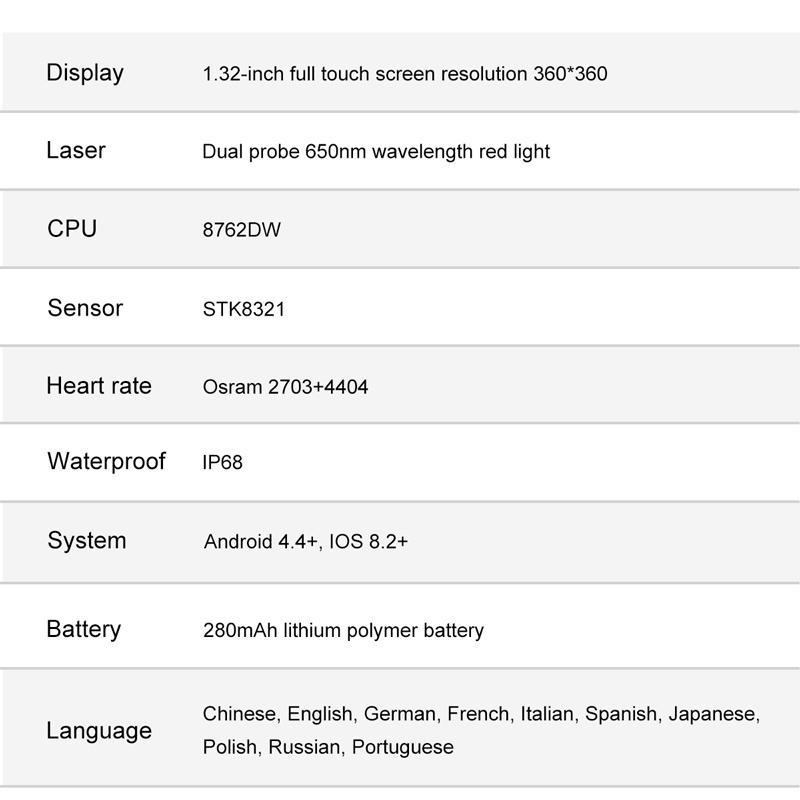 Max Pro Smart Watch Men Laser Treatment ECG Body Temperature Measurement Heart Rate Blood Pressure Oxygen Smartwatch