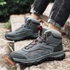 Anti-slip Hiking Sneakers Men's High-top Casual Sports Shoes Big Size Outdoor Shoes for Trekking Climbing Walking Anti-slip