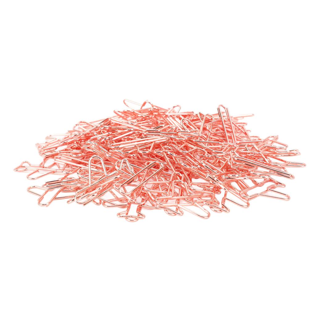 100Pcs Airplane Shaped Paper Clips Metal Lightweight Multipurpose Cute Shaped Paperclips Bookmarks Planner Clips for School