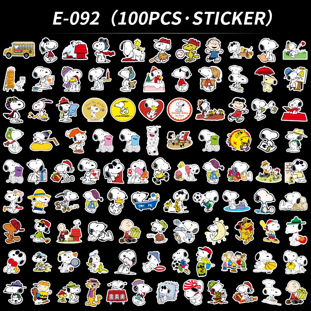 Korean Style Cute Cartoon Snoopy Doodle Stickers for Phone, Suitcase, Desk & Computer
