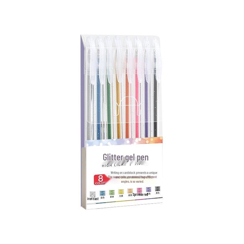 Colorful Gel Pen Set: Star Glitter, Color-Changing, Shiny Journaling Pen for Kids