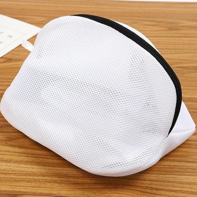 Shoe Washing Machine Bag with Zipper Ventilated Laundry Protector for Sneakers Slippers Bras Socks Plush Toys, Large Mesh Bag