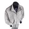 Men's American Style Tie-Dye PU Leather Pilot Jacket - Autumn Loose Fit, Cleanfit