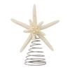 Starfish Christmas Tree Topper Xmas Tree Decoration Starfish Tree Topper with Spring for Home Bar Shop Holiday Party Decor
