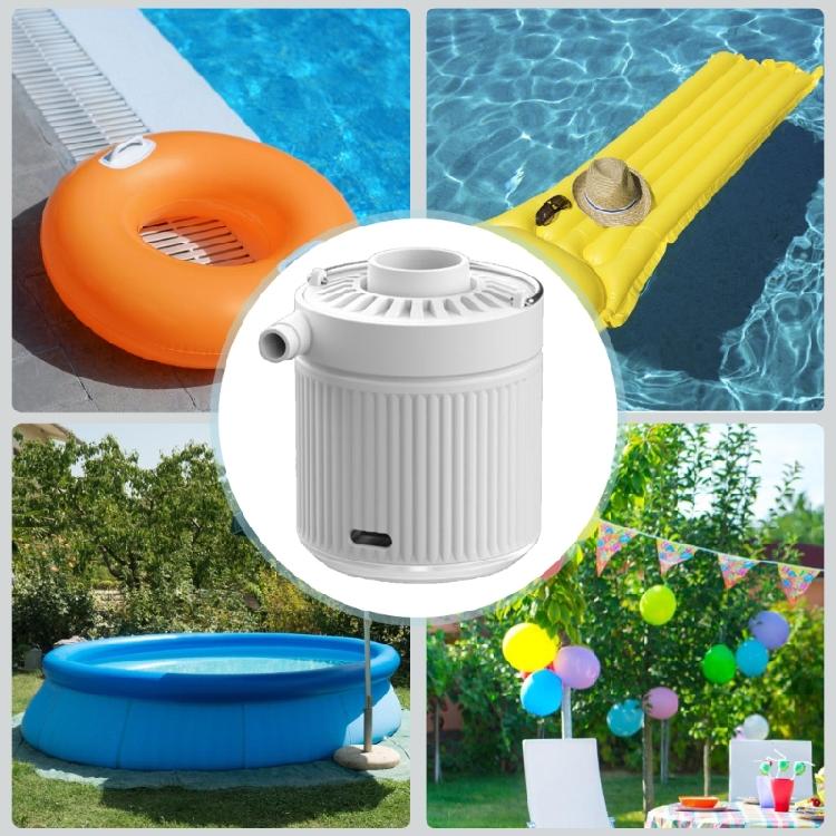 Rechargeable Air Compressors Suit Inflatables Quickly Fill Electric Pumps with Light for Camping Tents, Car Tires