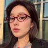 Y2K Katzenaugen Anti-Blaulicht-Schutzbrille Klare Linse Computerbrille Strahlenschutzfilter Brille Strahlenschutz Brille