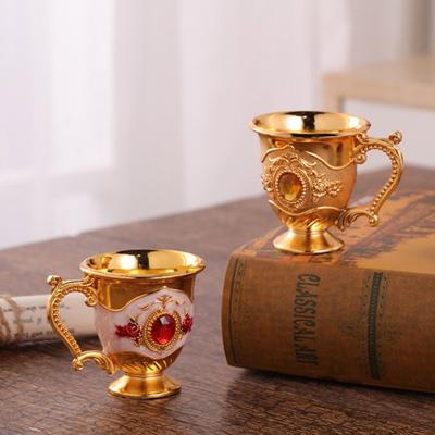 Wine Glass Creative Retro Design Zinc Alloy Exquisite Practical Drinking Cup Party