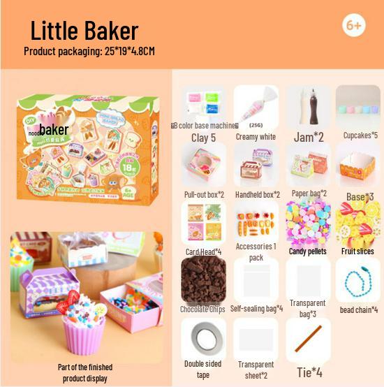 Yibile Mini DIY Pig Trotters Rice Handmade Simulation Dish Toy Set