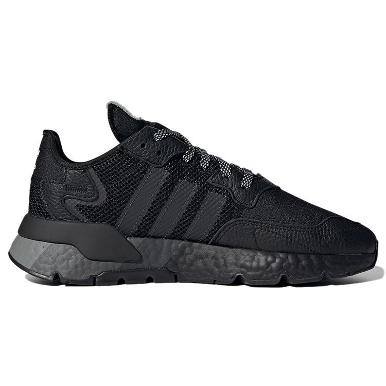 Adidas Baskets Unisexe Nite Jogger Noir Iridescent Noir Core Dgh-Gris Solide Gris Cinq H01717
