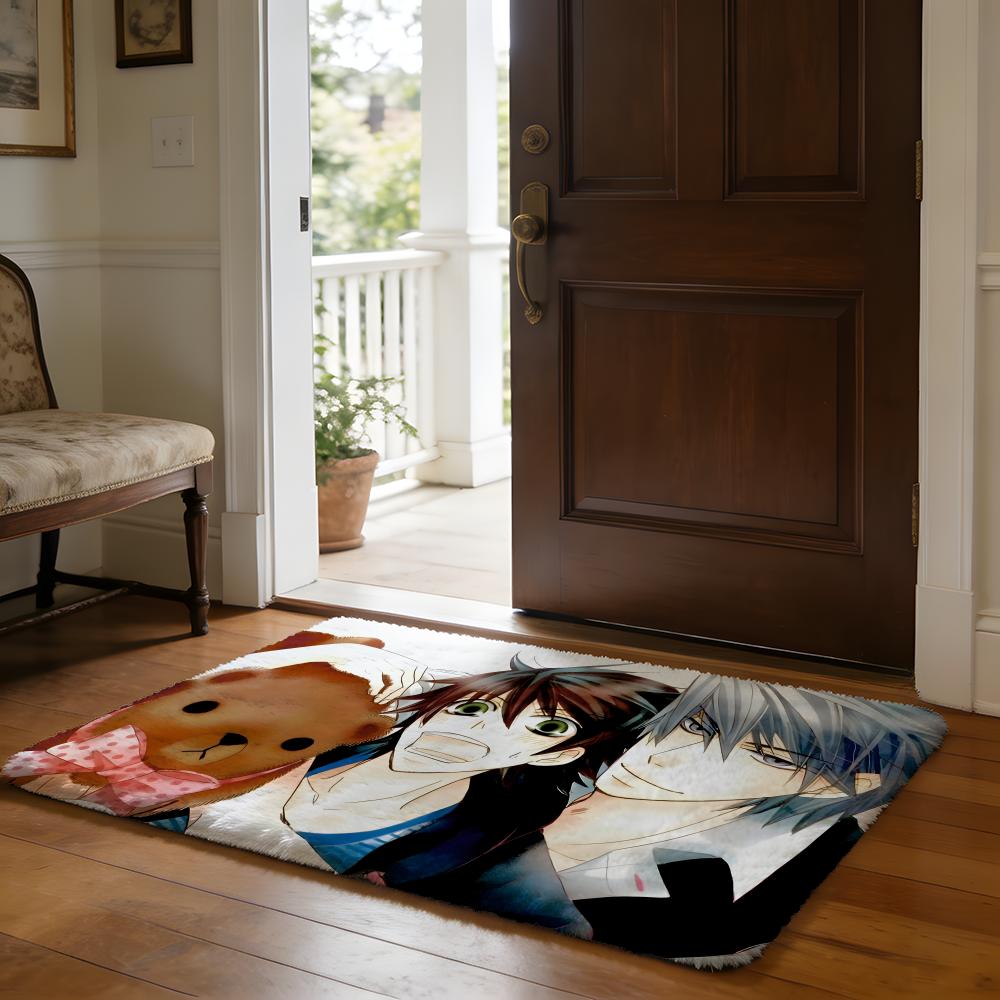 JJunjou Romantica Anime Floor Mat Soft Flannel Absorbent Mat Non-Slip Rug Home Bedroom Bathroom