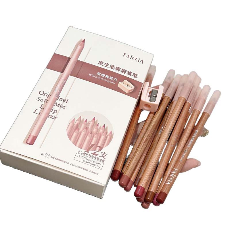 Milk Tea Matte Lip Liner: Long-Lasting, No-Fade, Nude Series for Natural Lip Shaping and Plumping.