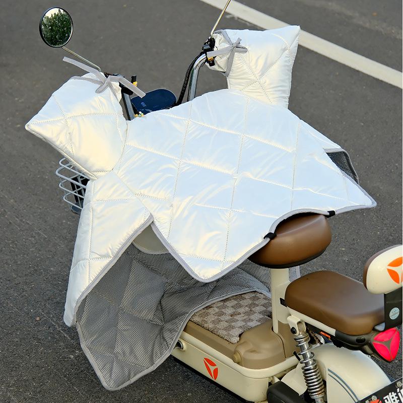 All-Season Electric Vehicle Windshield Cover: Universal Sun & Rain Protection, Waterproof, Thickened for Winter, Ideal for Motorcycles