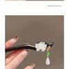 New Chinese Style Crystal Lotus Tassel Hairpin Elegant Ancient Step Shake Hair Stick Hanfu Updo Elegant Women Retro Hair Ornaments