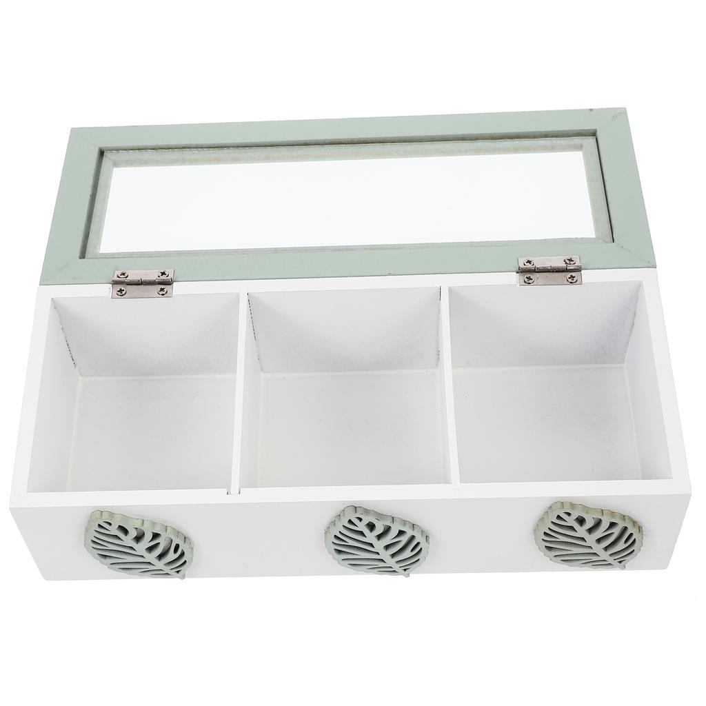 Sugar Packets Tea Bag Organizer Storage for Bags Desktop Cabinet Dispenser Small Wooden Boxes