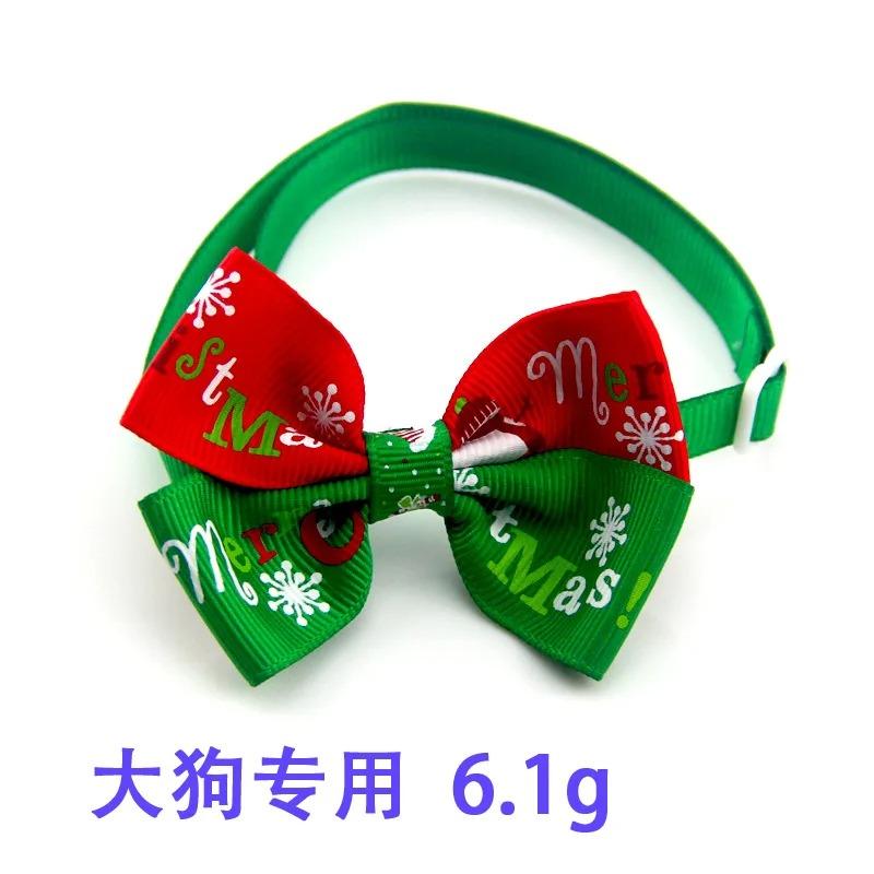 Christmas Handmake Dog Bow Ties Puppy Bowties Pet Cat Dog Bow Tie Collar for Dogs Grooming Dog Christmas Accessories