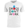 Mens The Drugs Don't Work T Shirt Indie Oasis Blur Suede Verve Vinyl LP