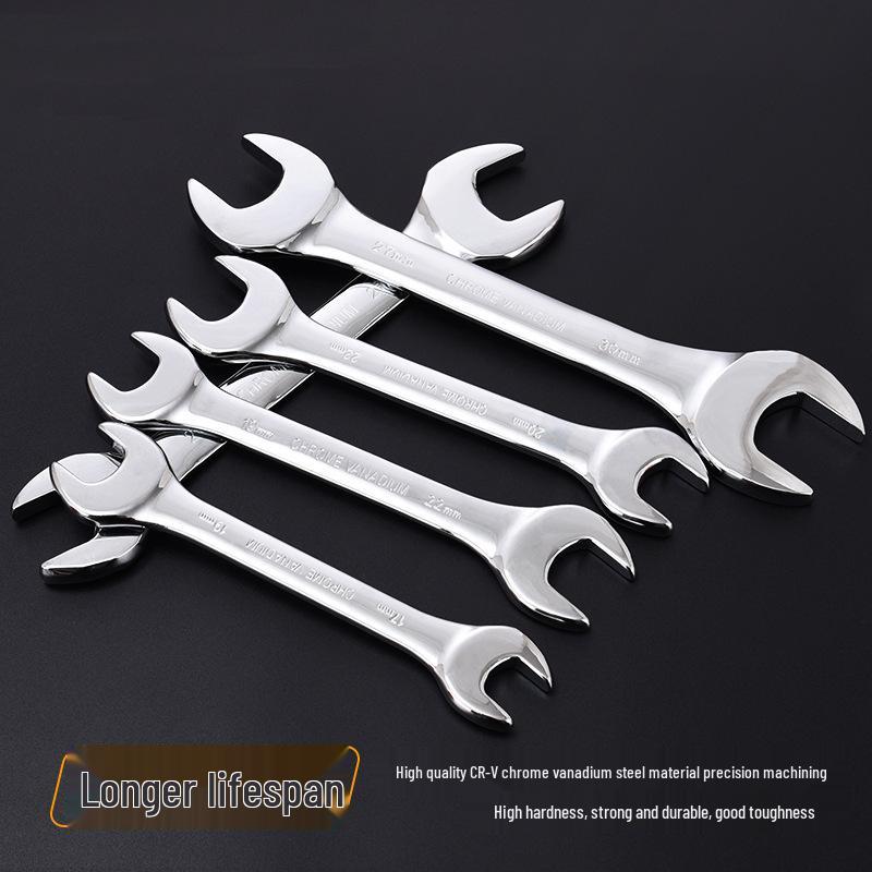 Dual End Mirror Finish Wrench Set - Auto Repair Tool