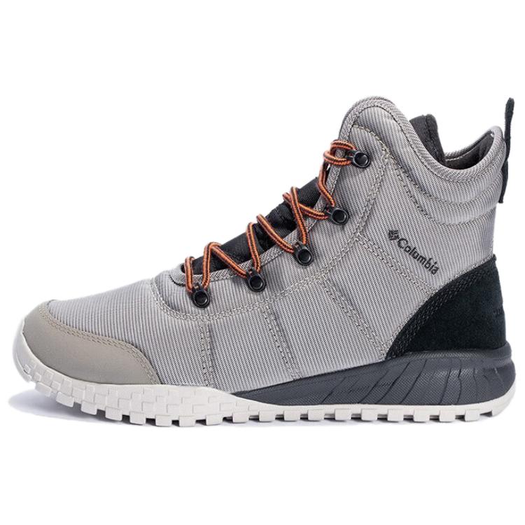 Columbia Fairbanks Outdoor Comfortable Versatile Mid-Calf Snow Boots Men boots Gray BM1898-005