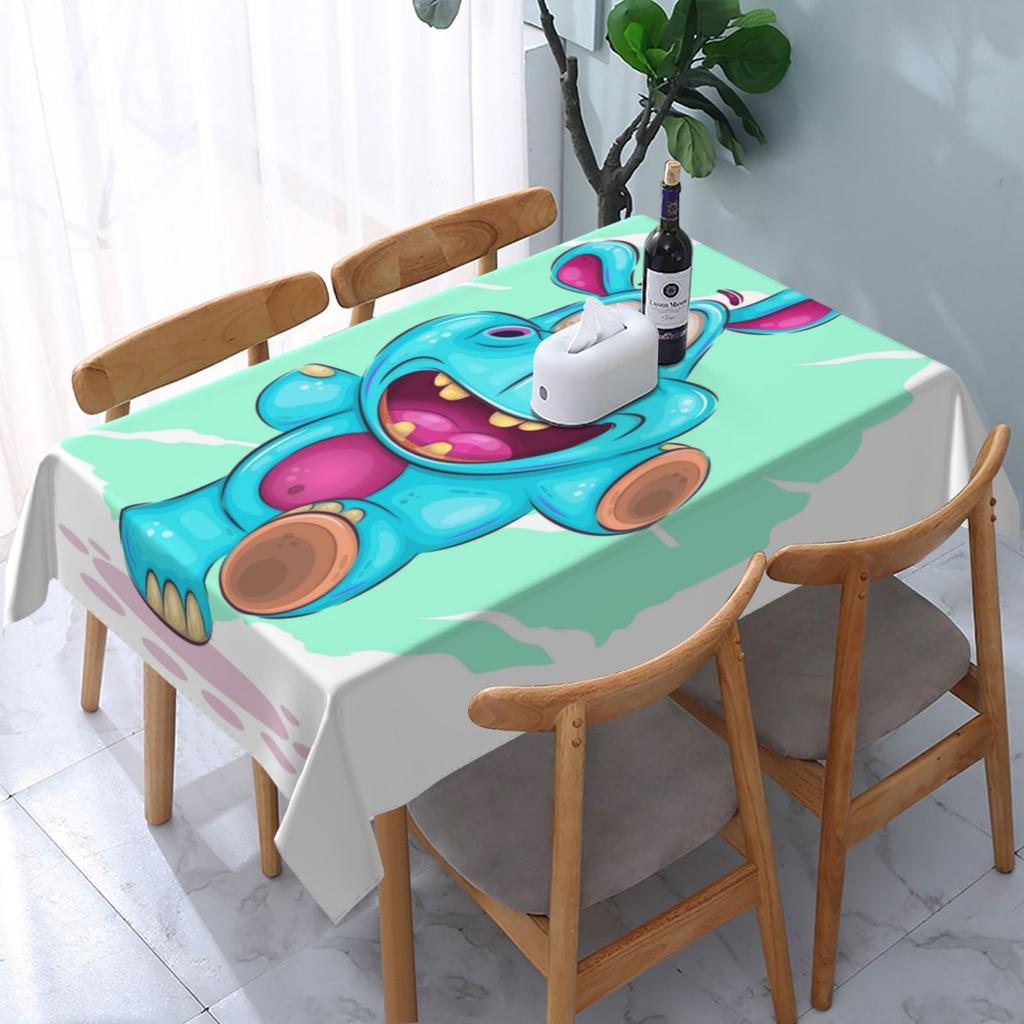 Custom Patterned Tablecloth Waterproof Oil-proof Tablecloth Family Wedding Office Decoration Tablecloth Exclusive Service