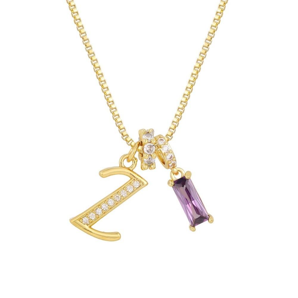 Adjustable Letter Jewelry Hypoallergenic Geometric Pendant Necklace  for Romantic Gift