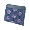 Indenya Inden Coin Hydrangea Navy Blue X Purple Calico X Gray Lacquer 8002 Purse, Deerskin, Miso, Pattern,