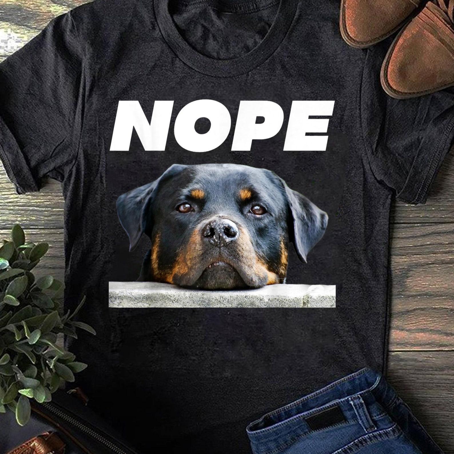 Funny Rottweiler Dog USA Flag Shirt - Gift for Dog Lovers S