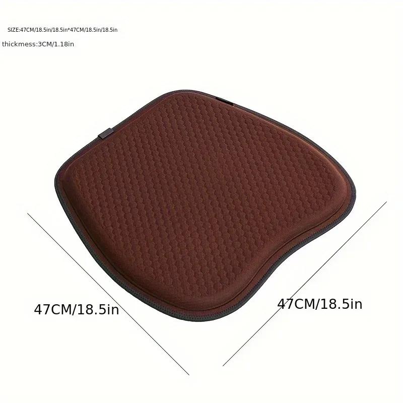 3D Honeycomb Car Gel Cooling Seat Cushion Ice Silk Breathable for Car Home Office Chair Auto Accessories