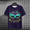 Brasil Karneval Herren T-Shirt 3D Druck Sweatshirt Festivalkleidung Für Herren Sommer Rundhals Locker Kurzarm Männlich Freizeit-Tees