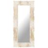 Day and Night - Day and Night Solid White Mango Wood Mirror 110x50 Cm
