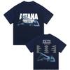 Camiseta con Estampado Aitana Cuarto Azul World Tour 2026 para Unisex y Mujeres Hiphop Retro Verano Invierno Estampado Camiseta de Algodón Puro