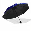1pc Whale Shark Sky Automatic Open/Close Umbrella 8-Rib Strong Frame, Portable Travel Umbrella for Women & Men, 072