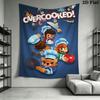 Overcooked poster Wall Hanging Printed Fabric Blanket Decorative Tapestries for Bedroom Living Room Home Decor
