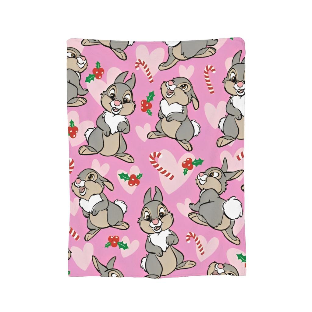 Schattige Bambi deken Cartoon Hert Flanellen Plaid Zomer Airconditioning Decoratie Zacht Warm Bedspreien,