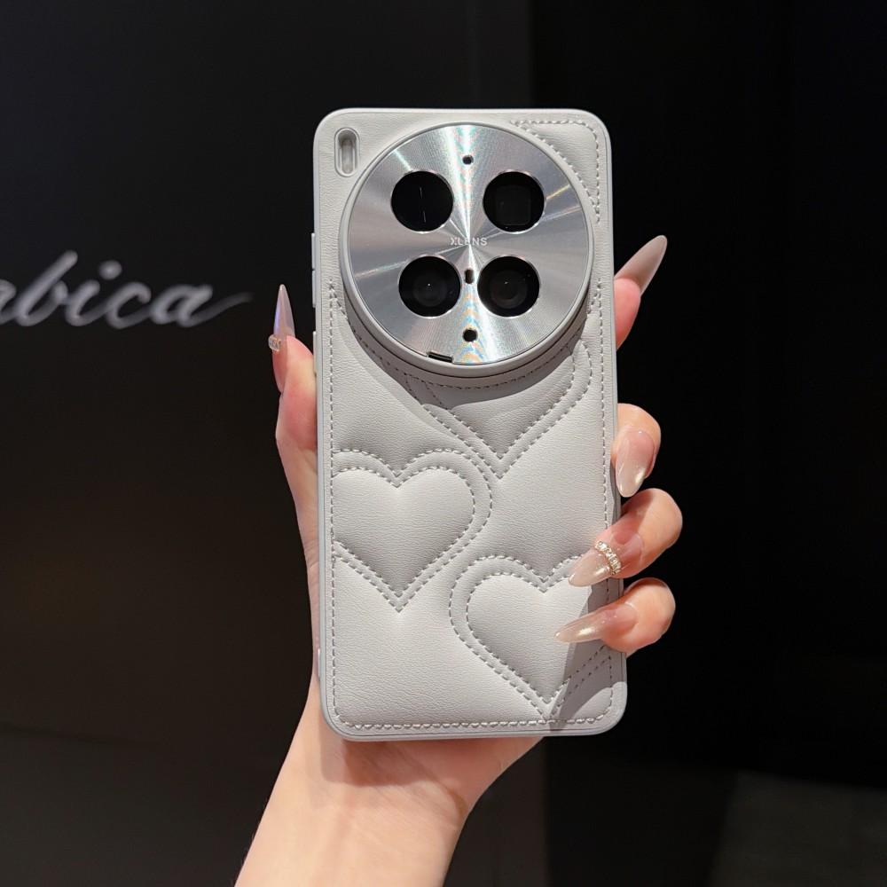 For VIVO X300 Ultra Case Luxury PU Skin Love Lens Protective Back Cover Case For VIVO X300 X200 Pro Mini X200S X200Ultra Shell