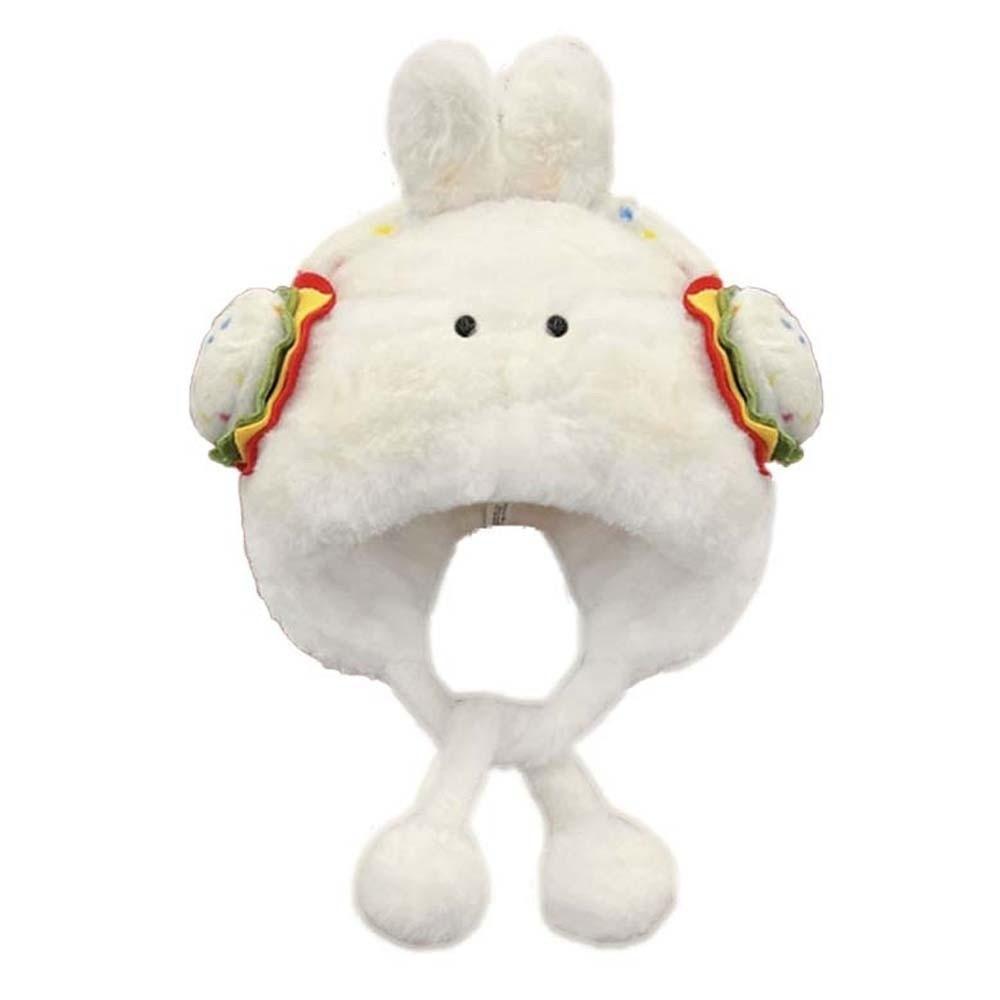 Penguin Winter Plush Hat Cartoon Hamburger Ear Protection Cap Skiing Bear Lei Feng Hat  Daily