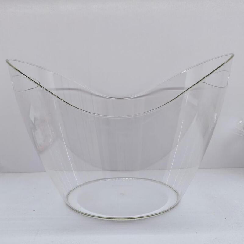 Portable Plastic Ingot Champagne Ice Bucket