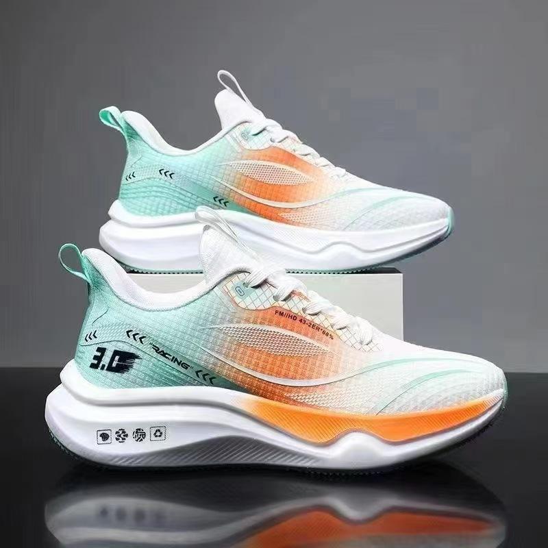 Men'S Shoes  Running Shoes Spring Soft Sole Student Shock Absorption Rebound Sneakers Breathable Outdoor Running Men'S Shoes