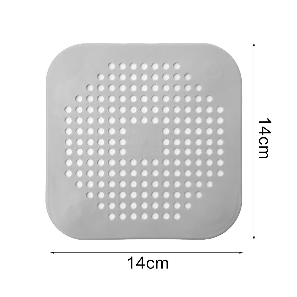 

5/1pcs Silicone Anti-blocking Hair Catcher for Sewer Outfall Filter Sink Bathtub Shower Floor Stopper Kitchen Bathroom Strainers 5PCS сірий колір