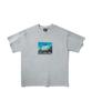 Peullukeu Fsb American Flag Dtp Pigment Short Sleeve T-Shirt Light Grey Fst730